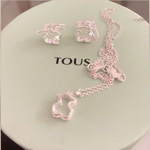 TOUS clear silver S925